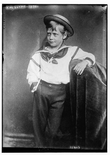 King George as young boy, 1870