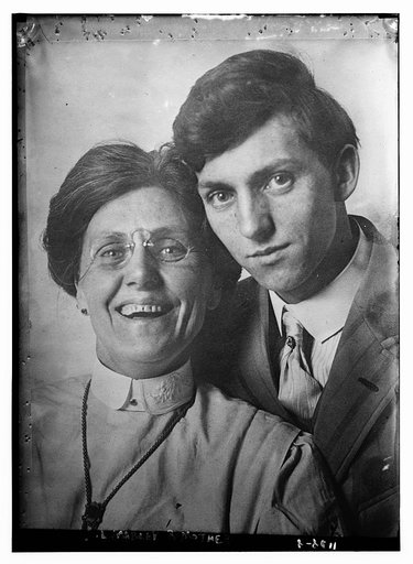 B.L. Mabley and mother