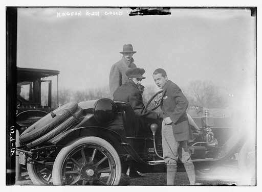 Kingdon and Jay Gould in car