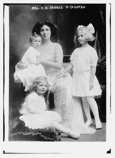 Mrs. C.M. Daniels and children