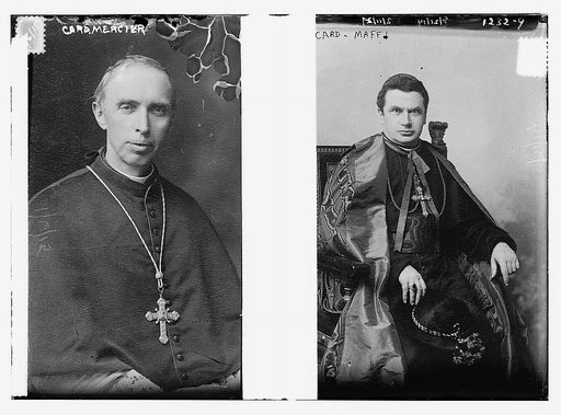 Cardinal Mercier and Cardinal Maffi
