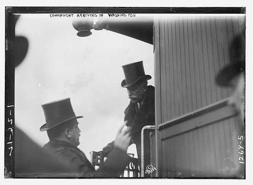 Connaught arriving in Washington