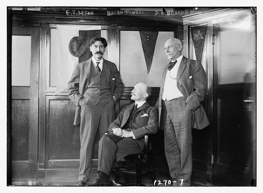 E.T. Seton, Baden-Powell, D.C. Beard