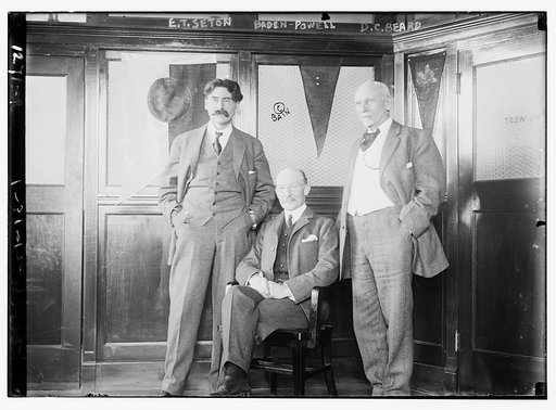 E.T. Seton, Baden-Powell, and D.C. Beard