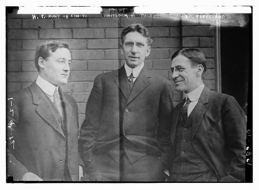 Mayor H.T. Hunt of Cincinnati, Brand Whitlock of Toledo, Newton Baker of Cleveland