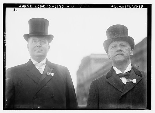 Judge Victor Dowling and J.B. Hasslacher