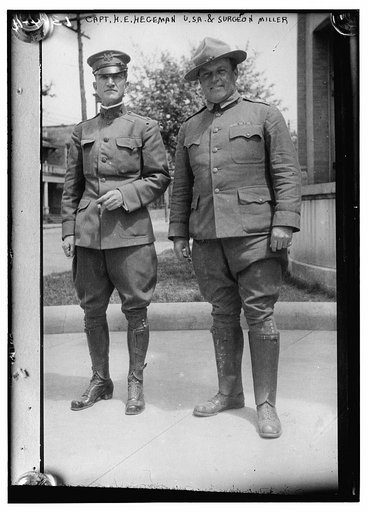 Capt. H.E. Hegeman and Surgeon Miller