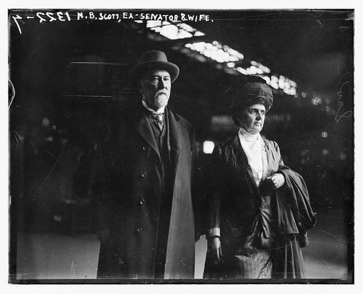 N.B. Scott, ex-Sen. & wife