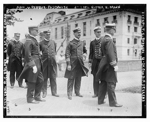 Adm. v. Rebeur-Paschwitz, Capt. Ritter v. Mann