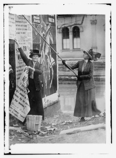 R-Mrs. Susan Fitsgerald and L-Miss Louise Hall
