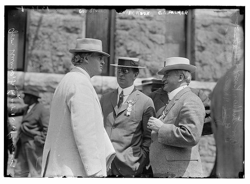 Gov. Stubbs, Frank Knox, and C.A. Palmer