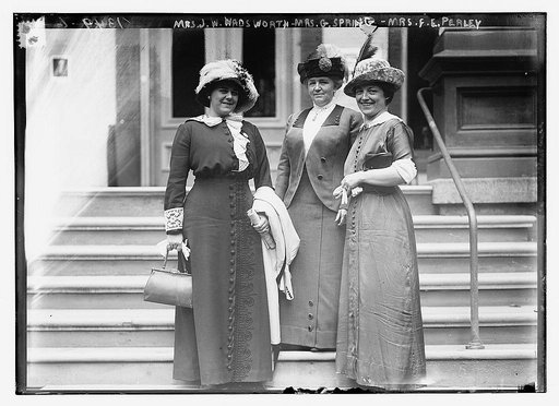 Mrs. J. Wadsworth, Mrs. G. Spring, Mrs. F.E. Perley