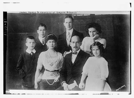 Crown Prince and Princess of Greece and fam.