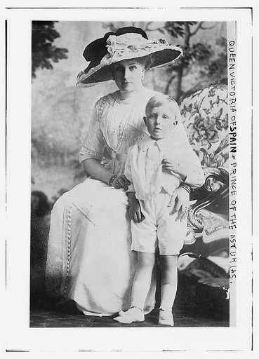 Queen Victoria of Spain and Prince of the Austrias