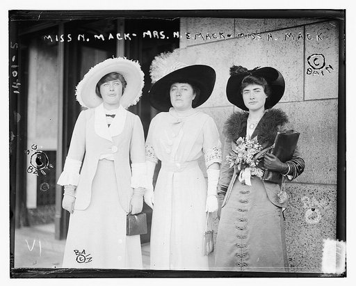 Miss N. Mack, Mrs. N.E. Mack, Miss H. Mack