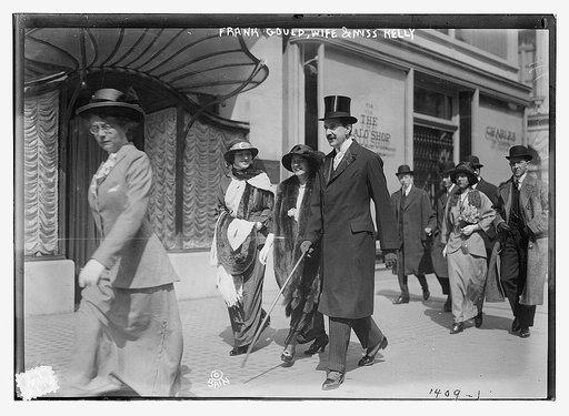 Frank Gould, wife, and Miss Kelly