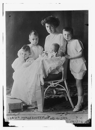 Crown Princess of Germany and her children