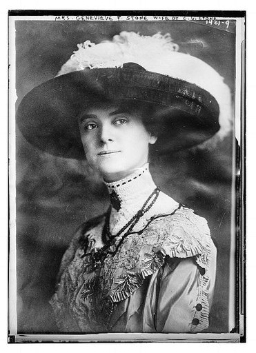 Mrs. Genevieve F. Stone, wife of C.U. Stone