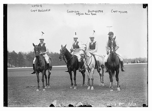 English Polo Team, Capt. Bellville, Cuspigny, Buckmaster, Capt. Miller