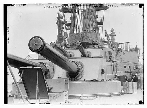 Guns on Michigan, U.S.N.