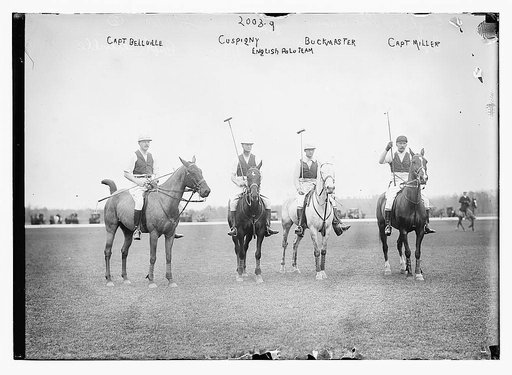 English Polo Team, Capt. Bellville, Cuspigny, Buckmaster, Capt. Miller