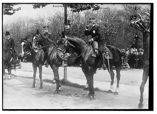 T.R. [Theodore Roosevelt] & Gen. Dalstein at Vincennes