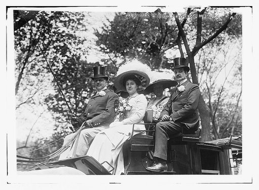 Reginald W. Rives, Miss Helen M. Rives & party