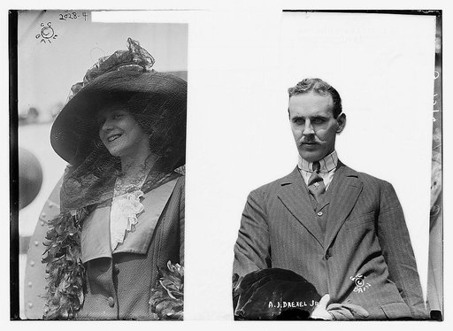 Anthony Drexel Jr. and wife