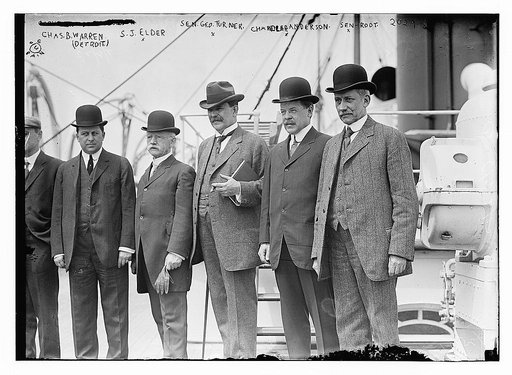 Charles B. Warren (Detroit), S.J. Elder, Sen. Turner, Chandler Anderson, Sen. Root