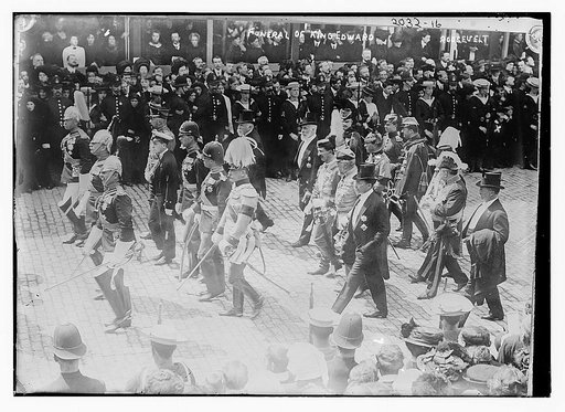 Funeral of King Edward. Roosevelt.