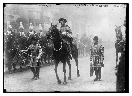 The Heralds, Proclamation of King George