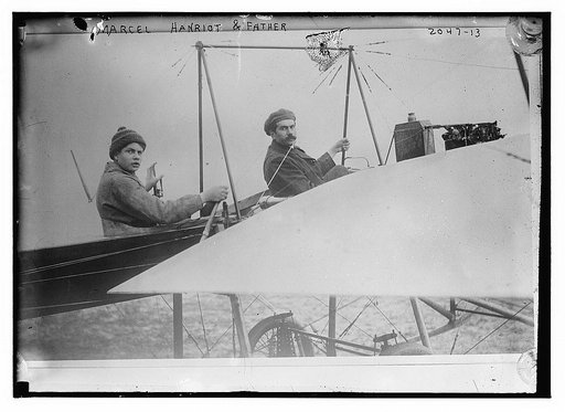 Marcel Hanriot and father