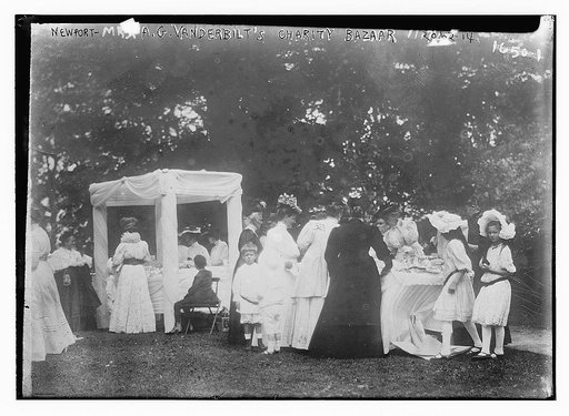 Newport, Mrs. A.G. Vanderbilt's charity bazaar