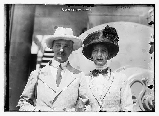 F. von Stumm and wife
