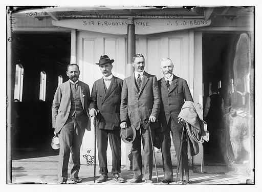 Dr. Roustem Vambers, Maj. H.S. Rogers, Sir E. Ruggles-Brise, J.S. Gibbons