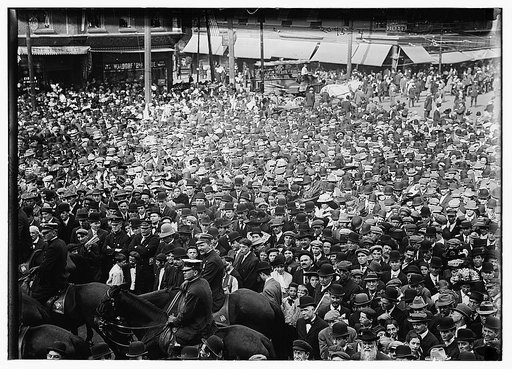 A huge crowd
