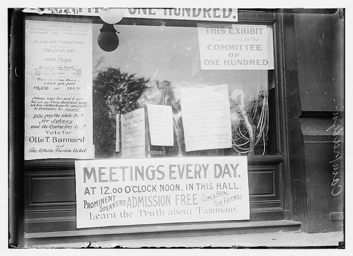 Campaign Signs, Tammany
