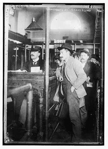 Immigrants at Ellis Island