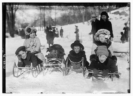 Columbus and Marie Iselin, Dorothy Iselin, Eva Dahlgren, Louise and Ernest Iselin