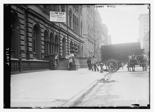 Moving books from Astor Library