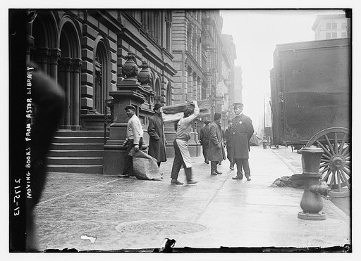 Moving books from Astor Library