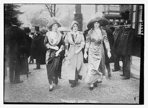 Trouser skirt, Paris