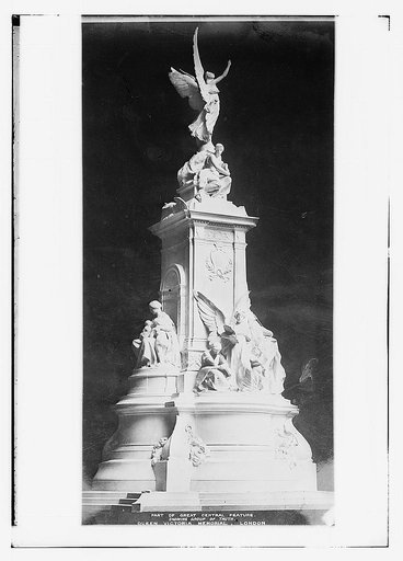 Part of great central feature. Showing group of truth. Queen Victoria Memorial, London