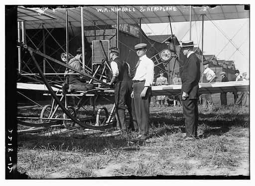 W.R. Kimball & aeroplane