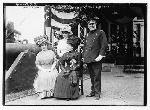 Mrs. F.D. Grant, Mrs. U.S. Grant III, Mrs. F.M. Gibson; Gen. F.D. Grant