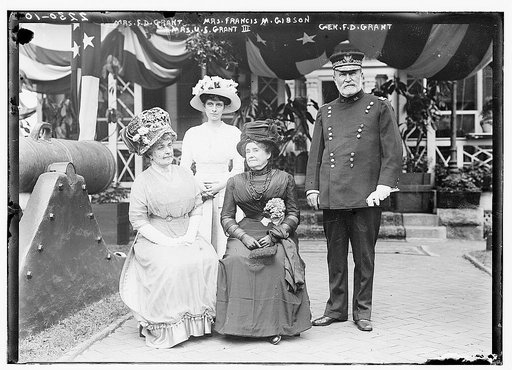 Mrs. F.D. Grant; Mrs. Francis M. Gibson; Mrs. U.S. Grant III; Gen. F.D. Grant