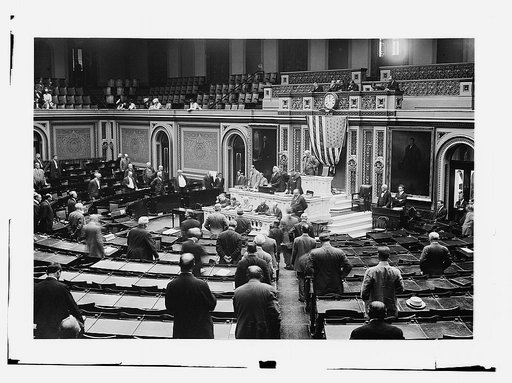 House in session. May 1911