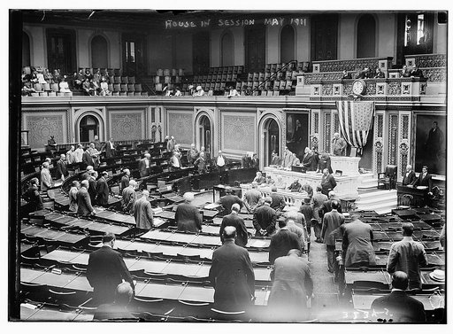 House in session. May 1911.