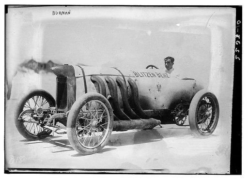 Burman in car