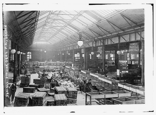 Parcels division, Gen'l P.O., London